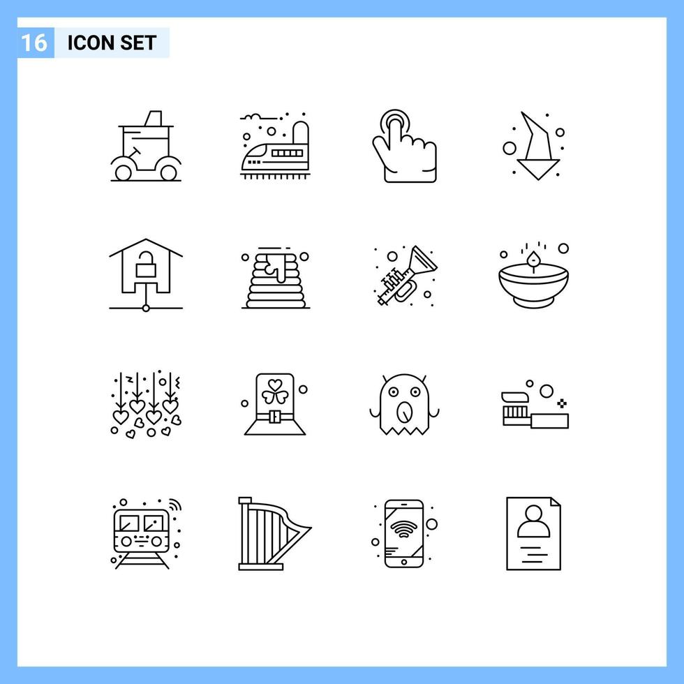 mobile interfaccia schema impostato di 16 pittogrammi di casa giù trasporto direzione freccia modificabile vettore design elementi