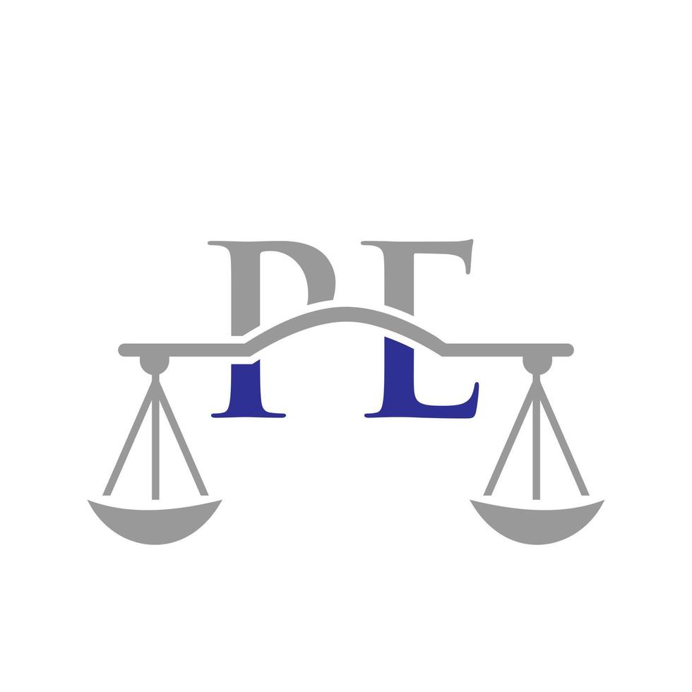 lettera pe legge azienda logo design per avvocato, giustizia, legge avvocato, legale, avvocato servizio, legge ufficio, scala, legge ditta, procuratore aziendale attività commerciale vettore