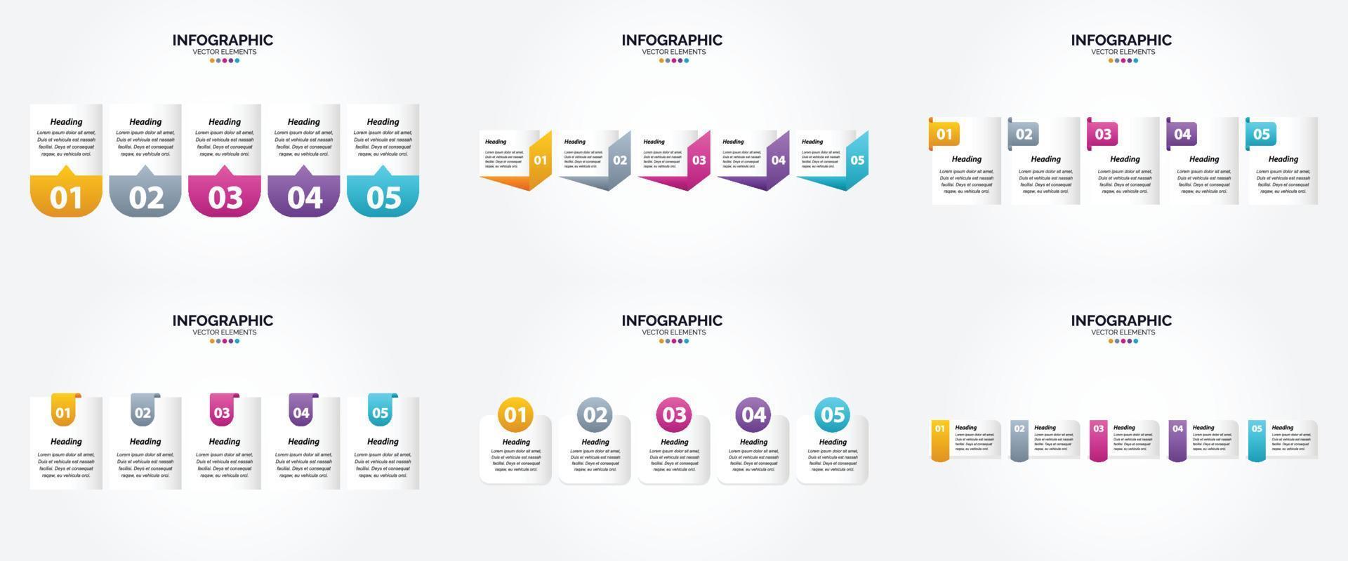 vettore illustrazione infografica piatto design impostato per pubblicità opuscolo aviatore e rivista