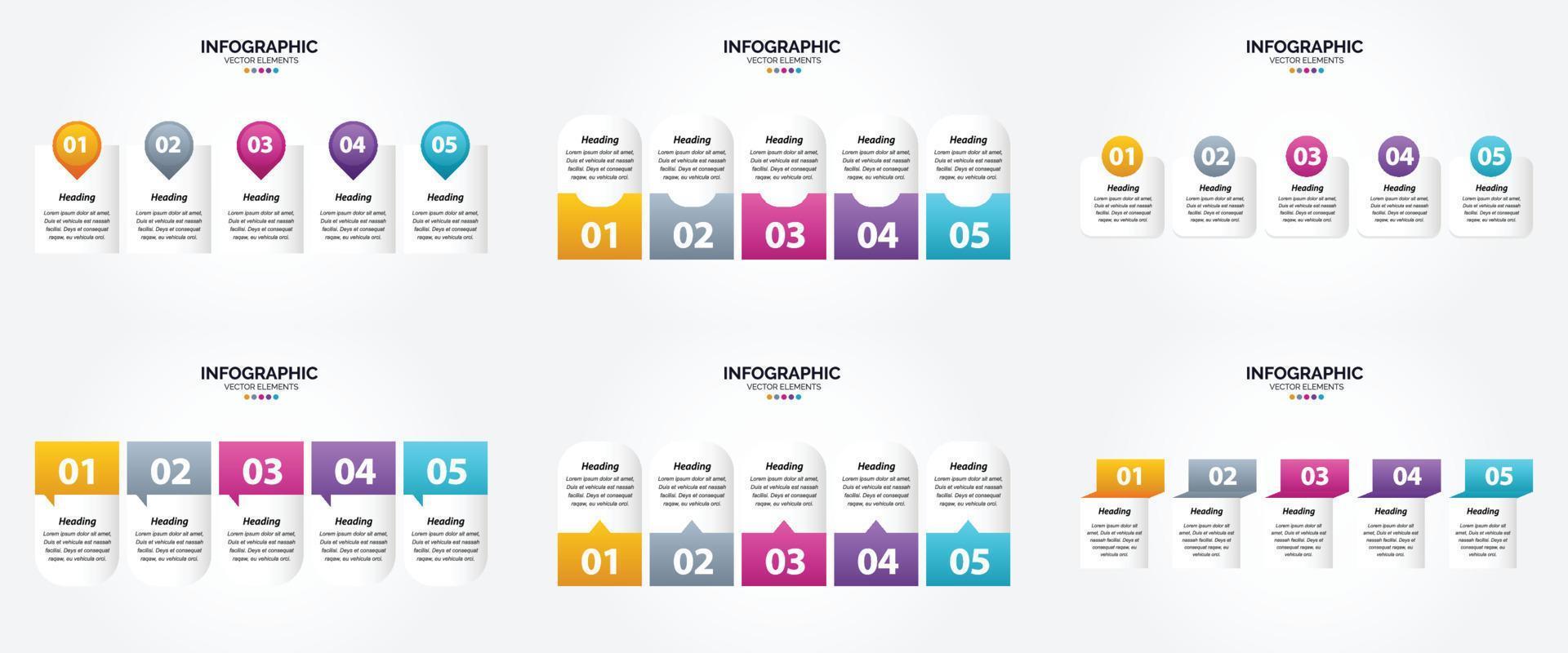 vettore illustrazione infografica piatto design impostato per pubblicità opuscolo aviatore e rivista