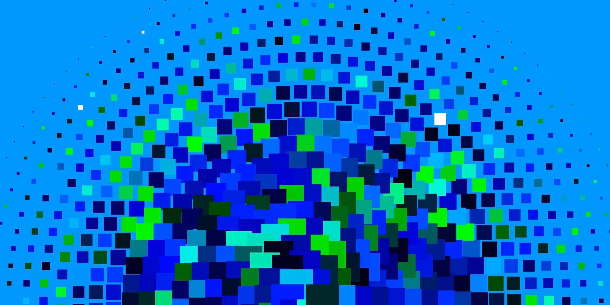 layout vettoriale azzurro, verde con linee, rettangoli