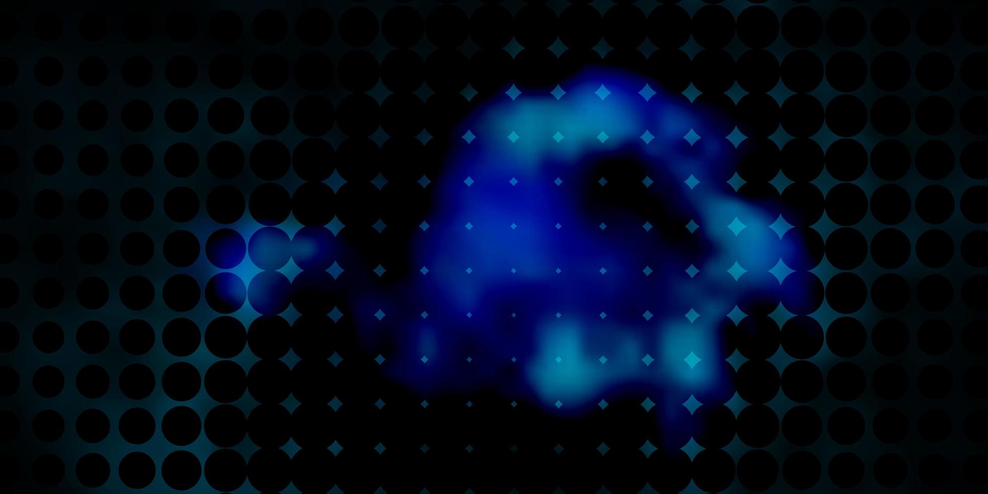 sfondo vettoriale blu scuro con punti