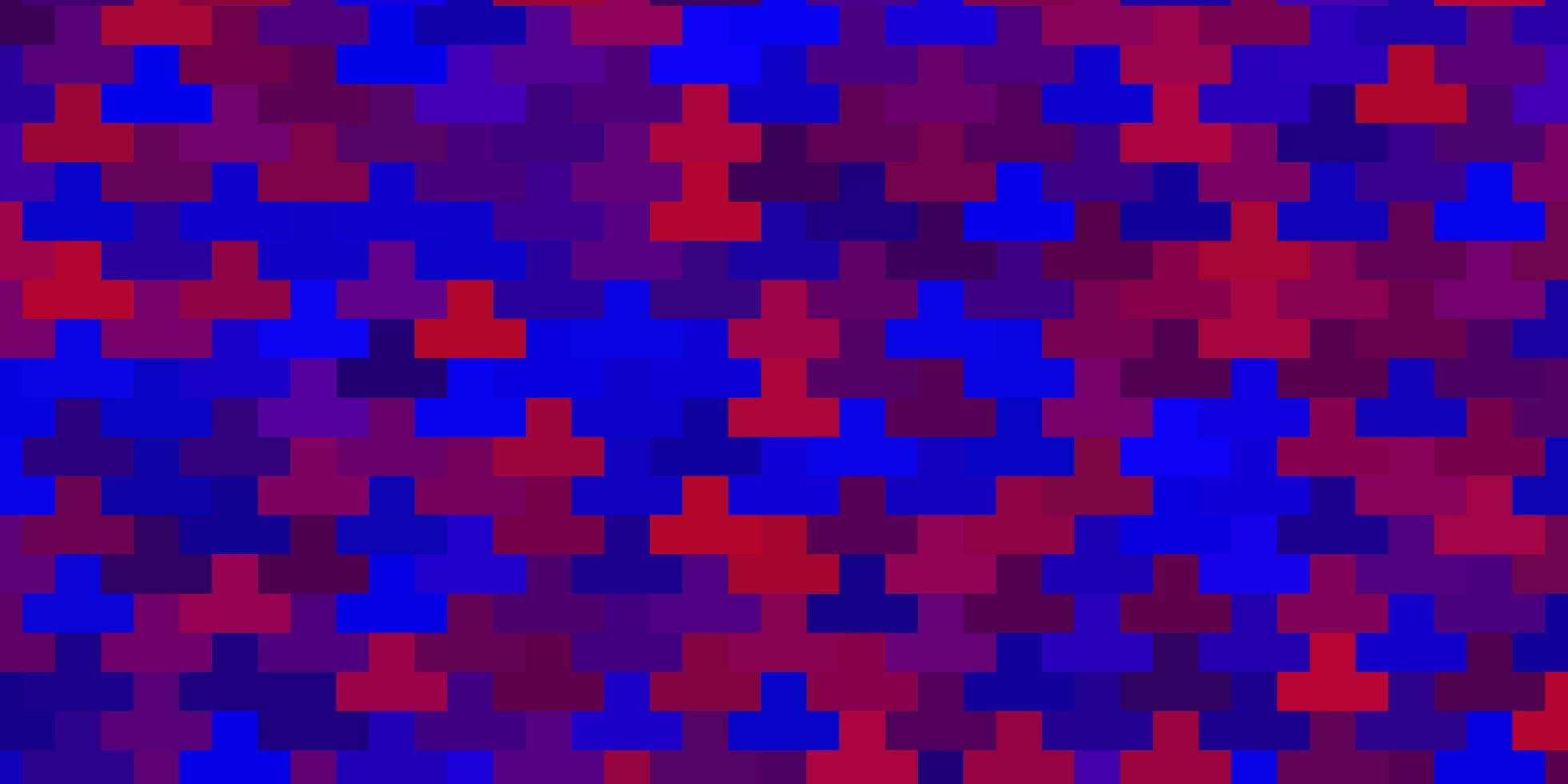 trama vettoriale blu scuro, rosso in stile rettangolare.