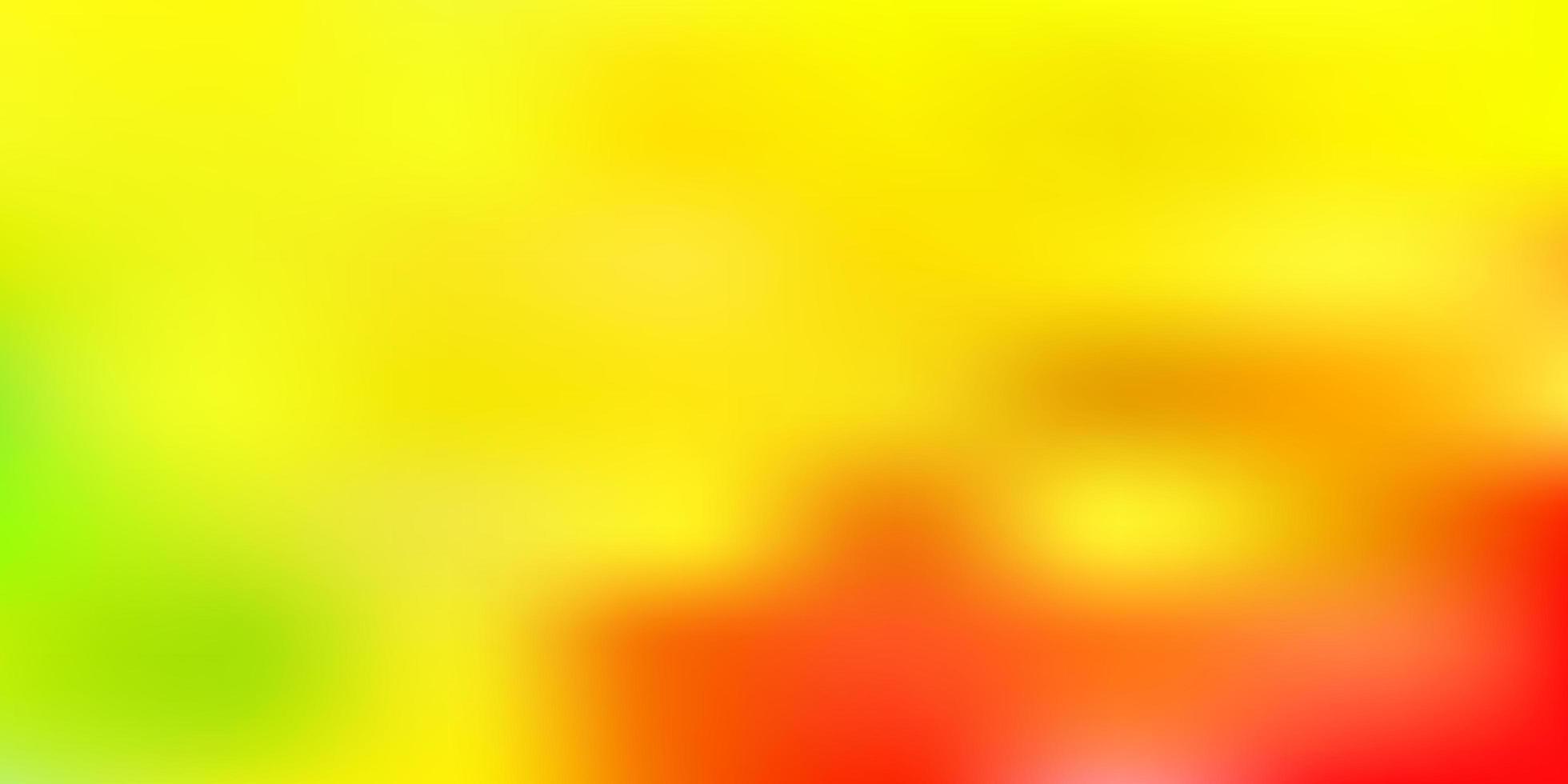 sfondo sfocato vettoriale rosso chiaro, giallo.