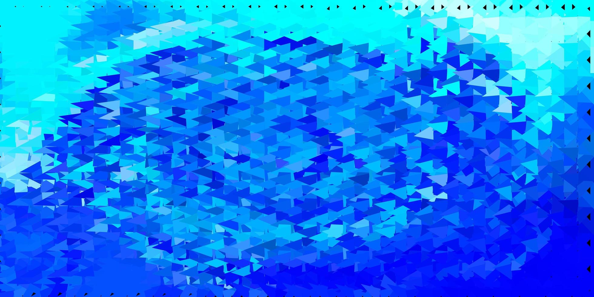 carta da parati poligonale geometrica di vettore blu chiaro.