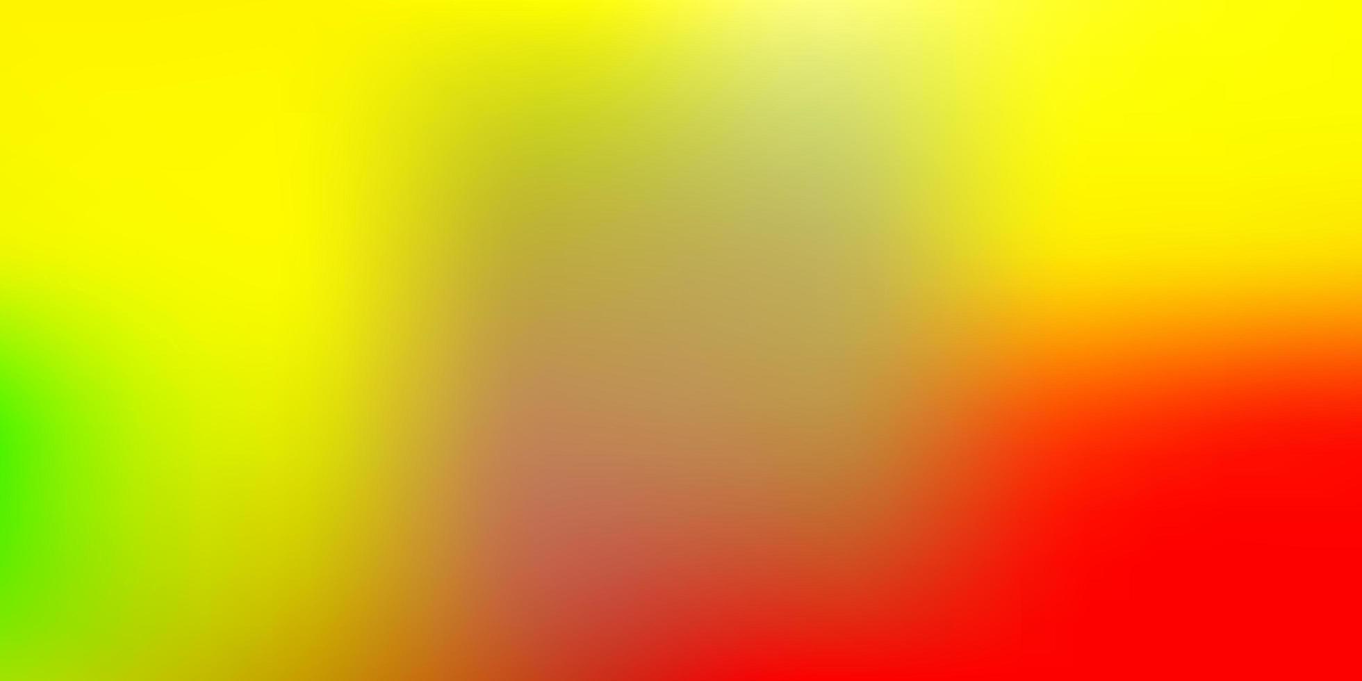 disegno di sfocatura gradiente vettoriale rosso chiaro, giallo.