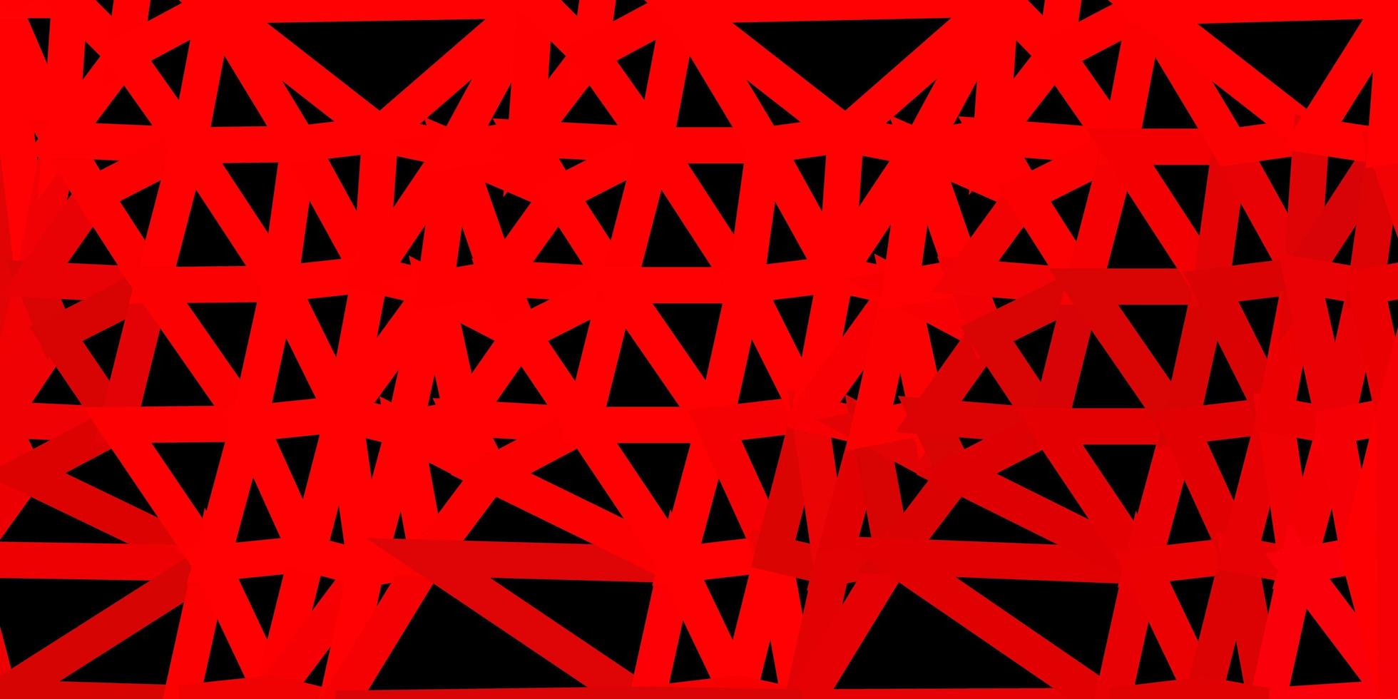 modello di triangolo astratto di vettore rosso scuro.