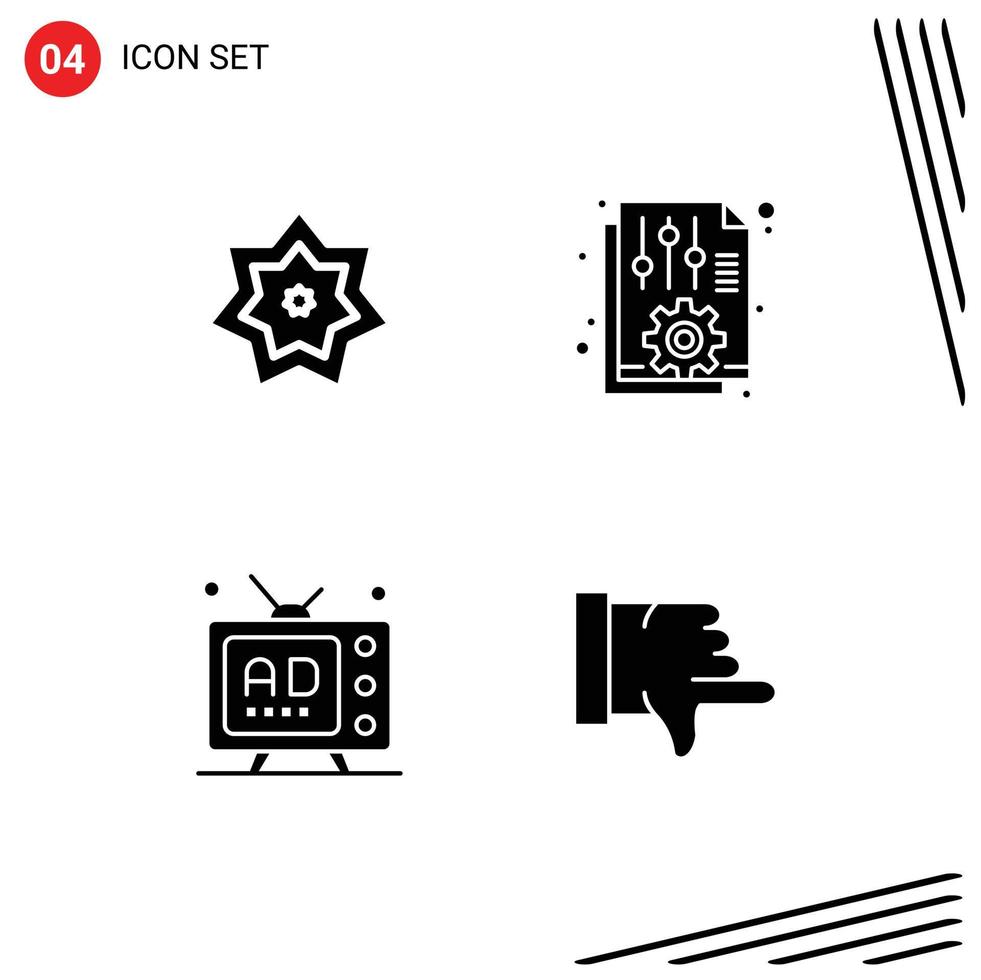 creativo icone moderno segni e simboli di santo rapporto mese file marketing modificabile vettore design elementi