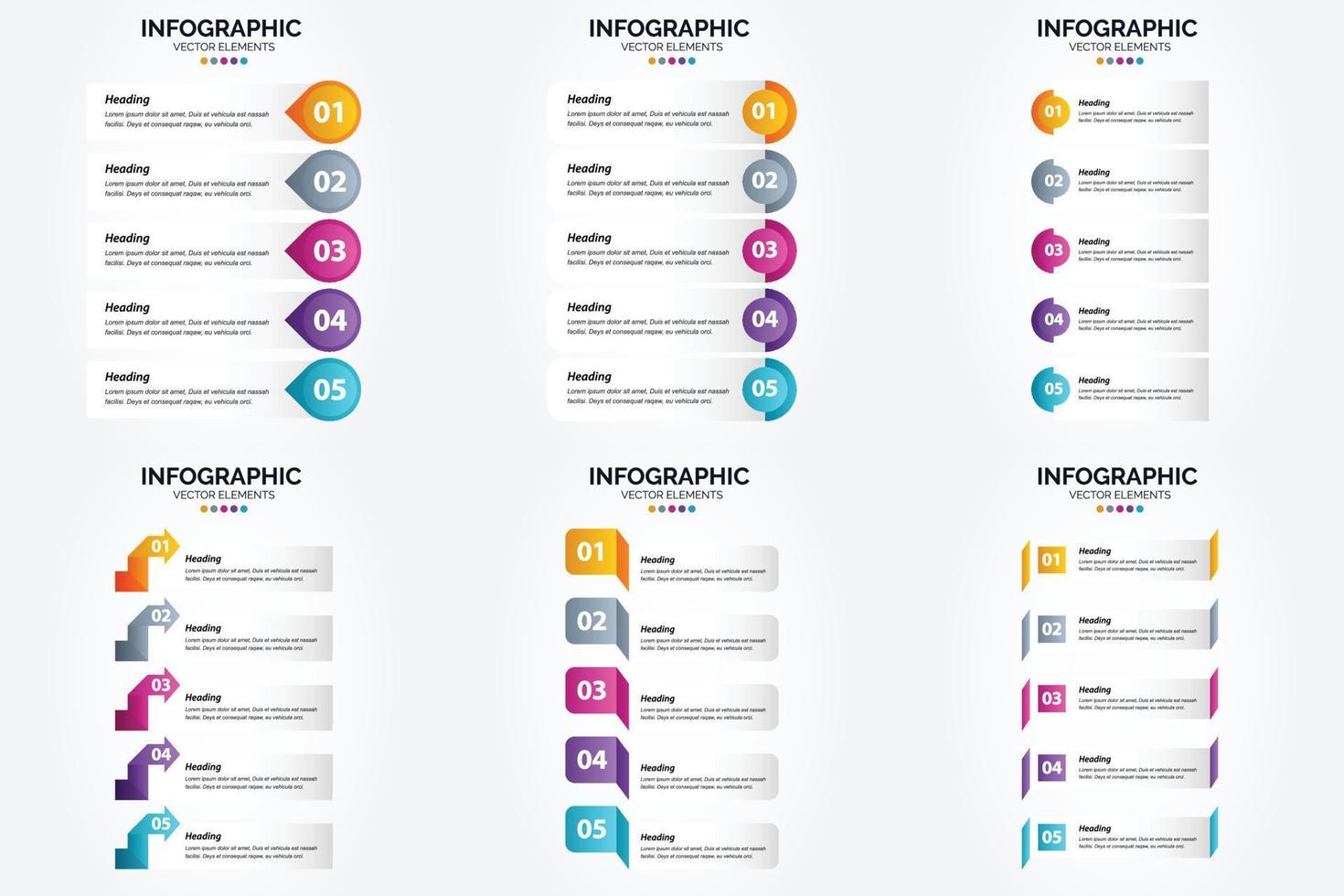 vettore illustrazione infografica piatto design impostato per pubblicità opuscolo aviatore e rivista