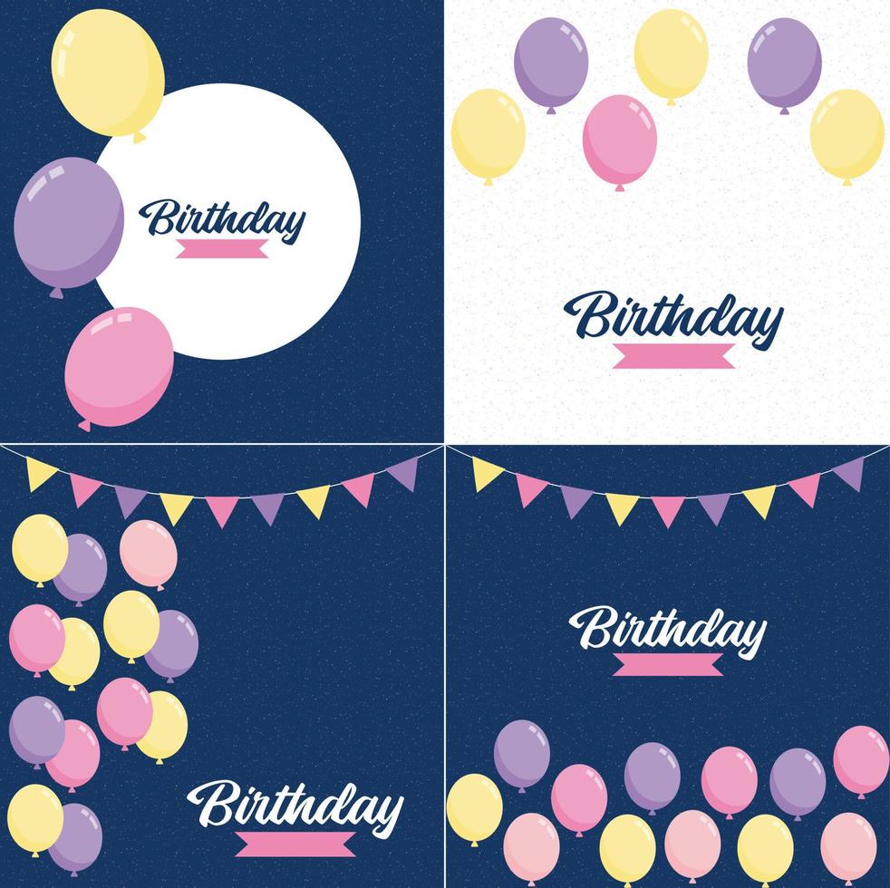 contento compleanno design con un' Vintage ▾. macchina da scrivere font e un' carta struttura sfondo vettore