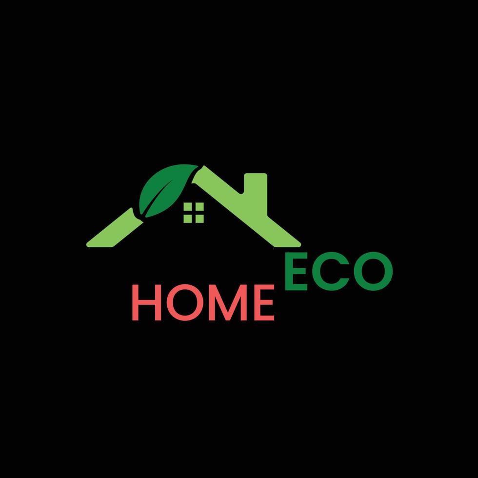 gratuito vettore ecologico Casa logo