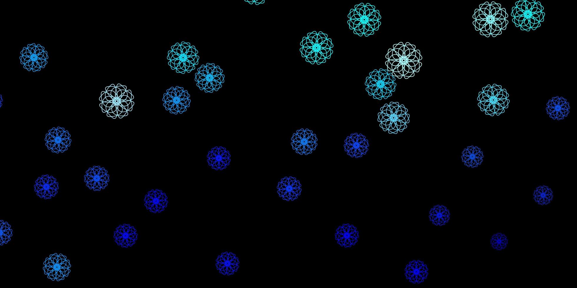 modello vettoriale blu scuro con forme astratte.