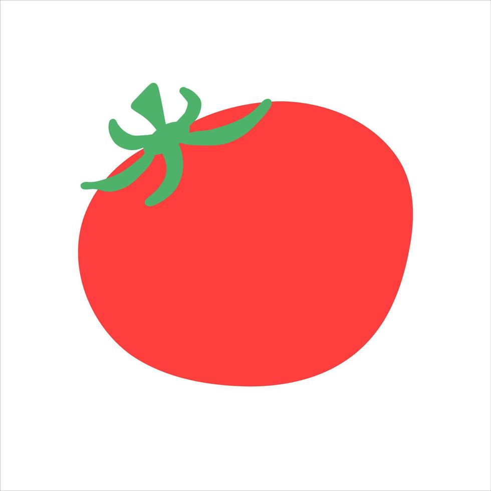 impostato di pomodori nel cartone animato piatto stile. salutare naturale verdure cibo. vettore illustrazione isolato su bianca sfondo.