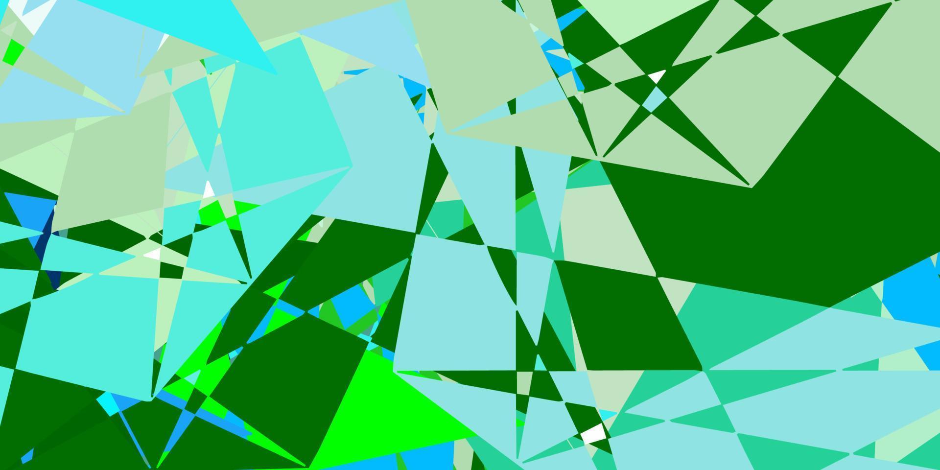 sfondo vettoriale multicolore chiaro con forme poligonali.
