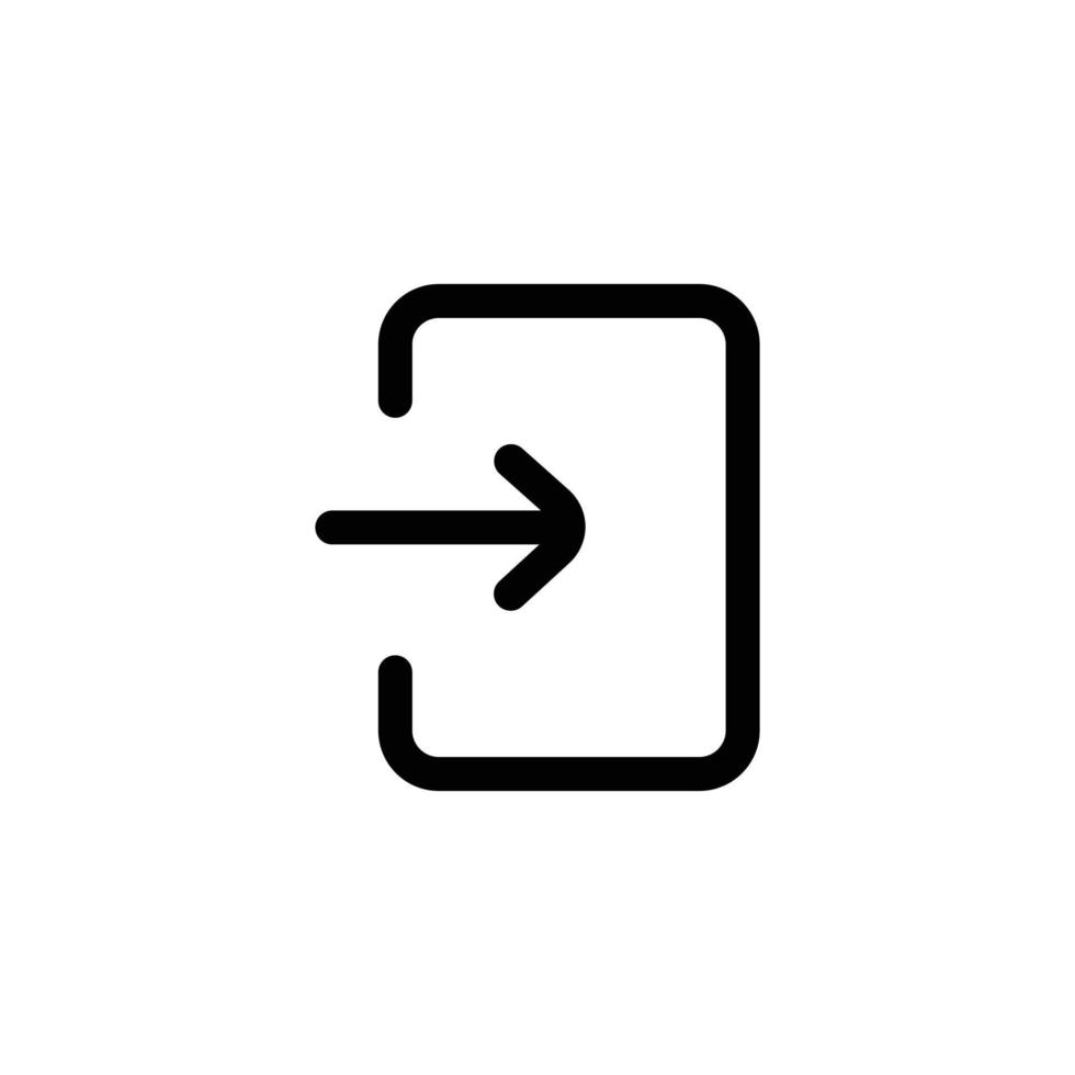 accesso semplice piatto icona vettore illustrazione