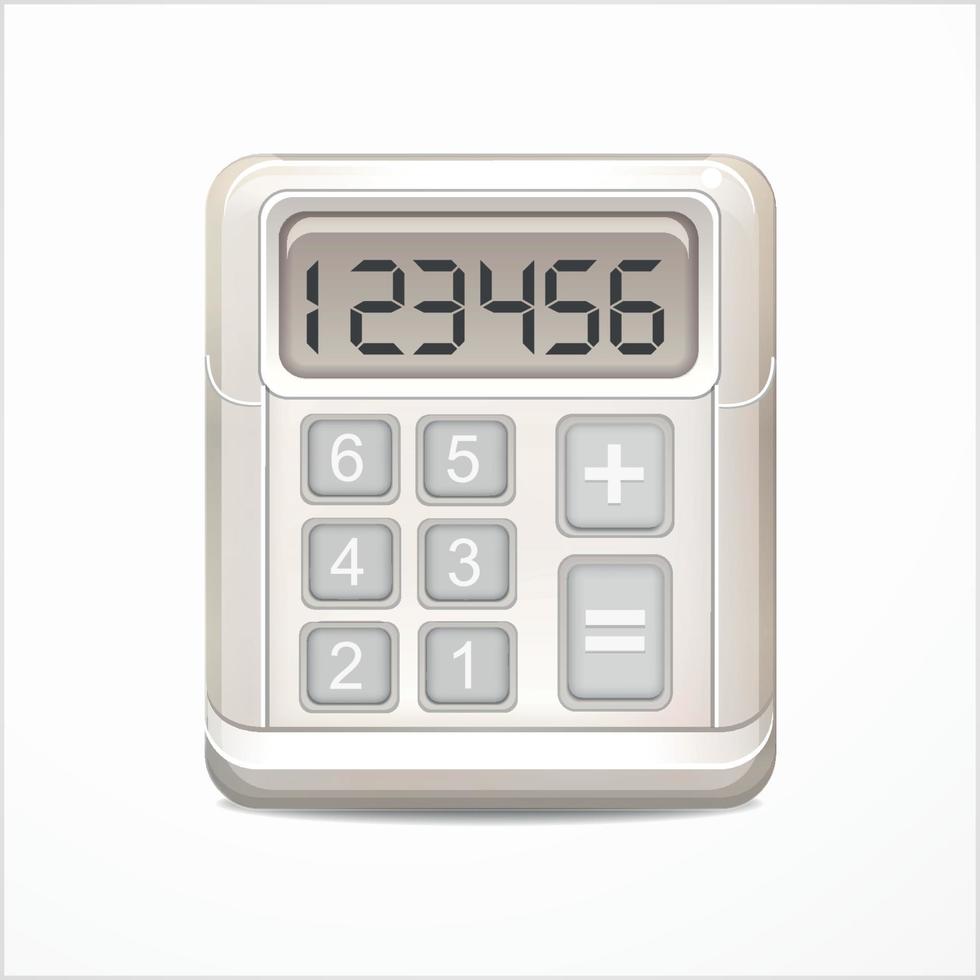 illustrazione vettoriale icona calcolatrice