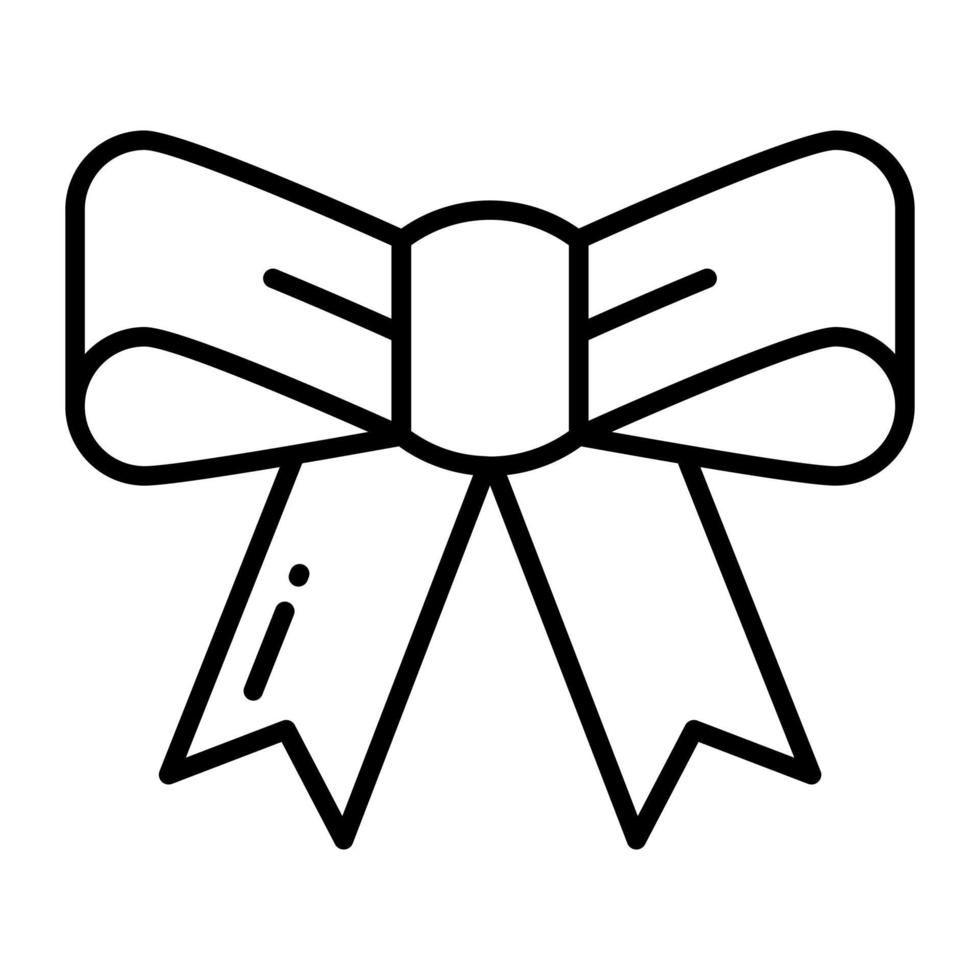 arco cravatta vettore glifo icona isolato su bianca sfondo