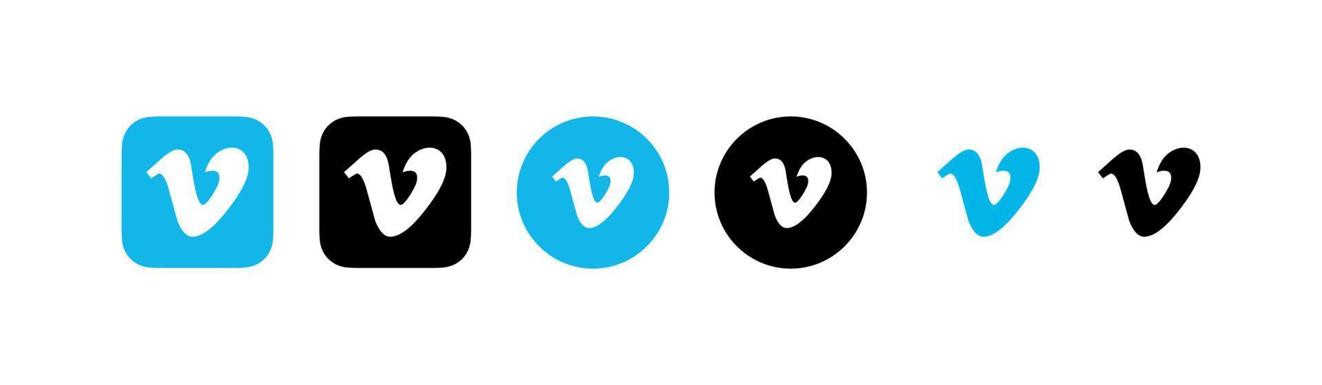 vimeo logo, vimeo simbolo, vimeo icona gratuito vettore