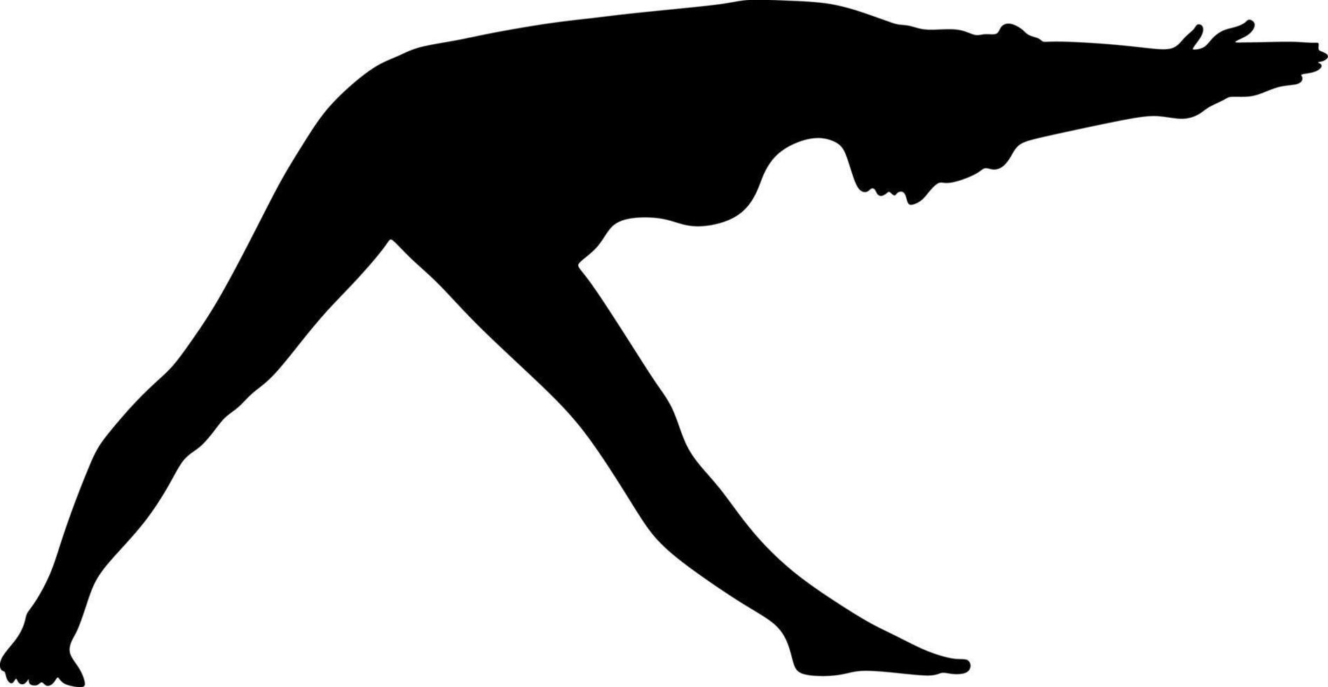 silhouette arte di yoga pose prenatale pilates Palestra capsula per incinta donne, vettore illustrazione