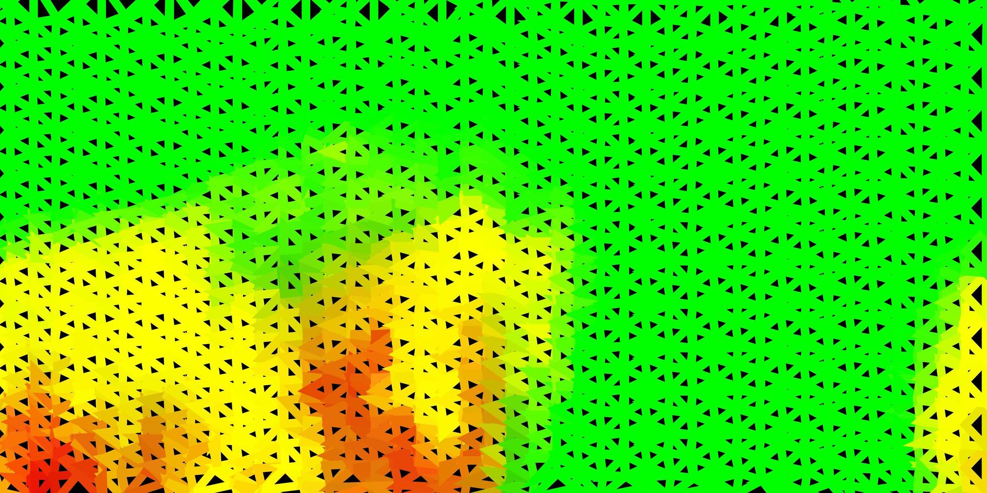 sfondo triangolo astratto vettoriale multicolore scuro.