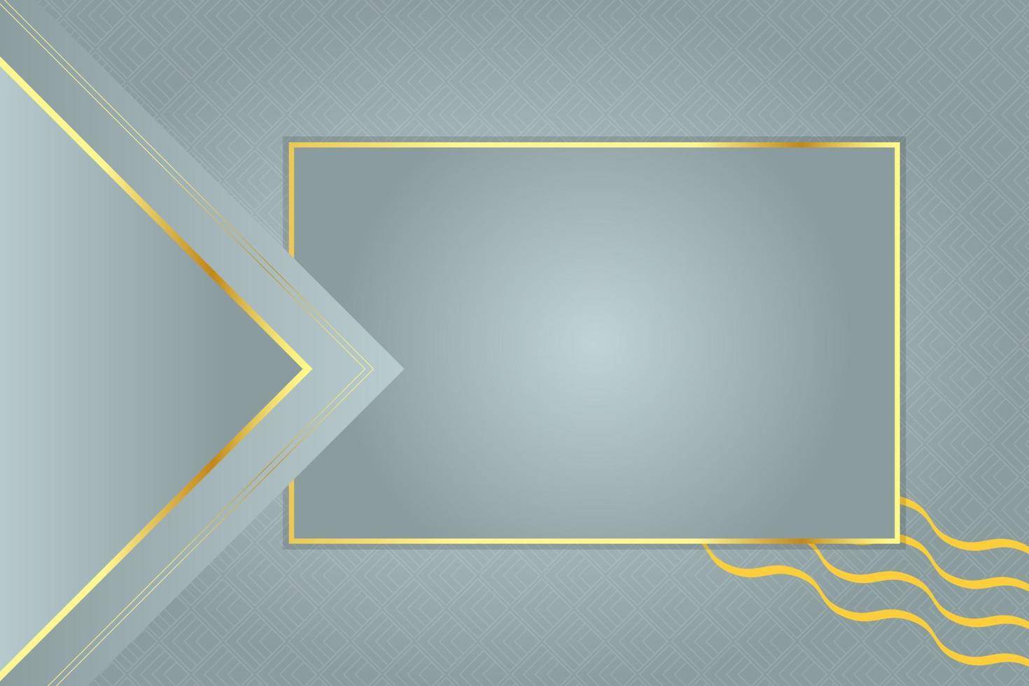moderno lusso astratto sfondo con d'oro linea elementi pendenza grigio sfondo moderno per design vettore