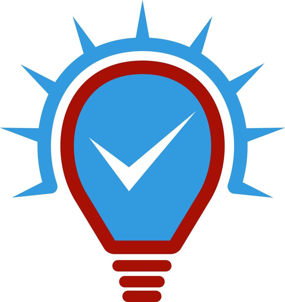 attività commerciale idea icona vettore, lampada linea icona su bianca sfondo illustrazione vettore