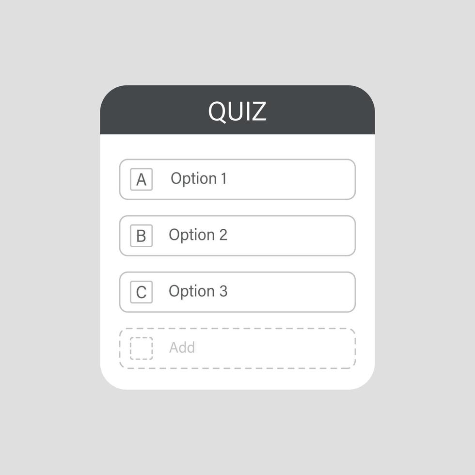 quiz indovina sociale media etichetta icona nel piatto stile. FAQ vettore illustrazione su isolato sfondo. Aiuto pulsante cartello attività commerciale concetto.