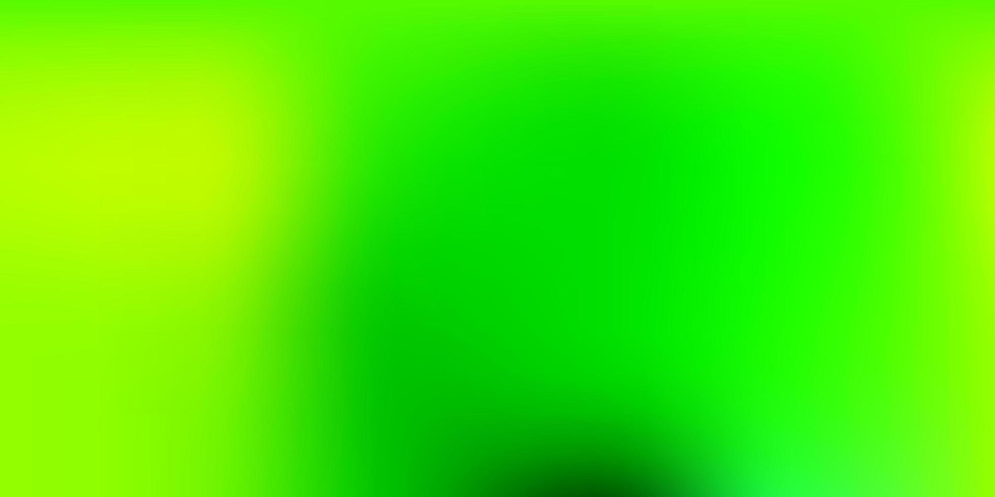 sfondo sfocato vettoriale verde chiaro, giallo.