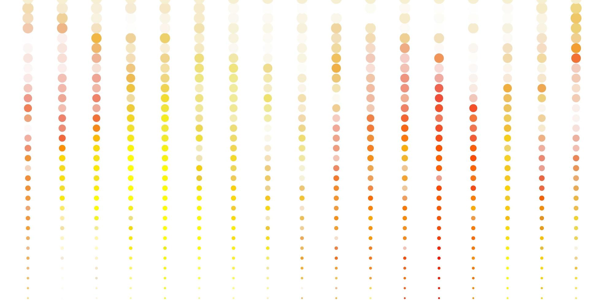 layout vettoriale rosa chiaro, giallo con forme circolari.