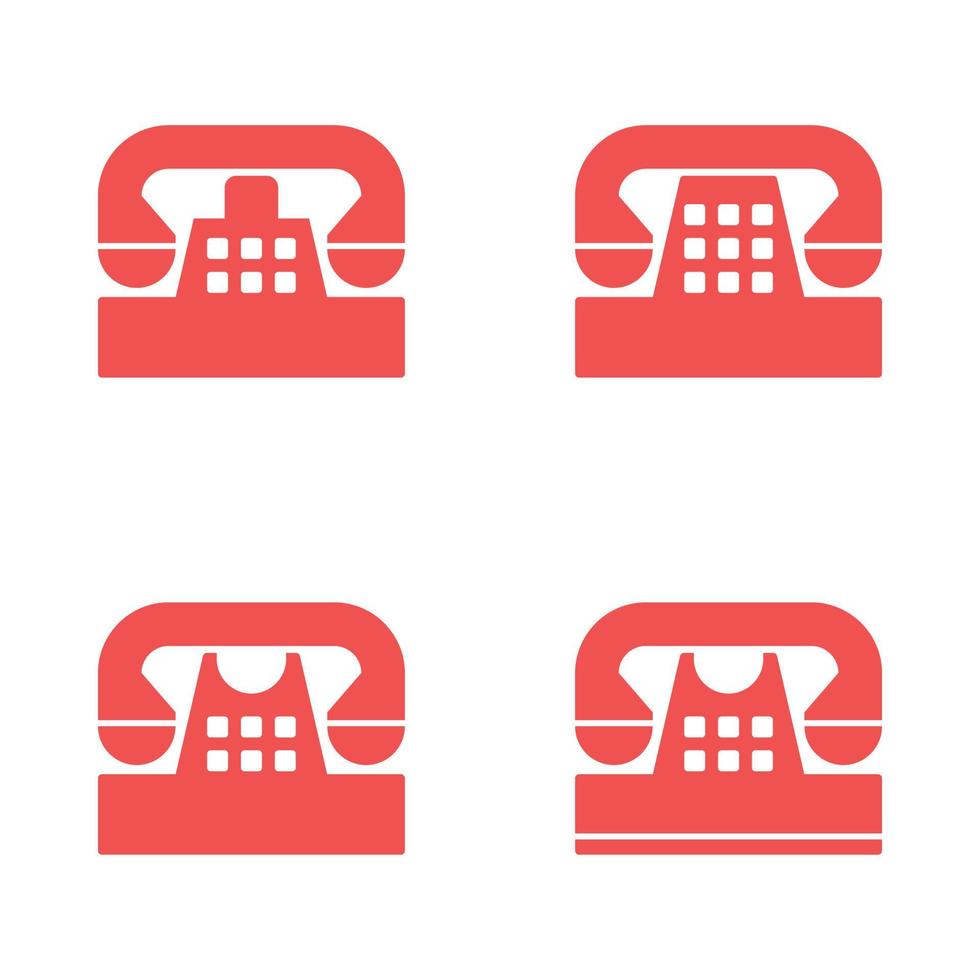 Telefono icona rosa colore su bianca sfondo, di moda design illustrazione vettore