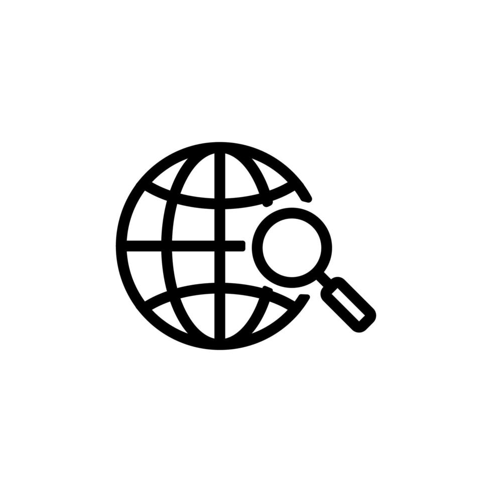Vettore di vettore del protocollo https. illustrazione del simbolo del contorno isolato