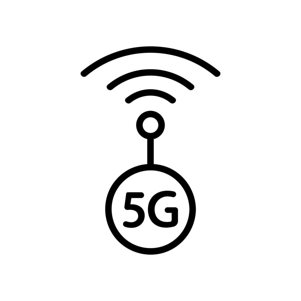 internete Wi-Fi icona vettore. isolato contorno simbolo illustrazione vettore