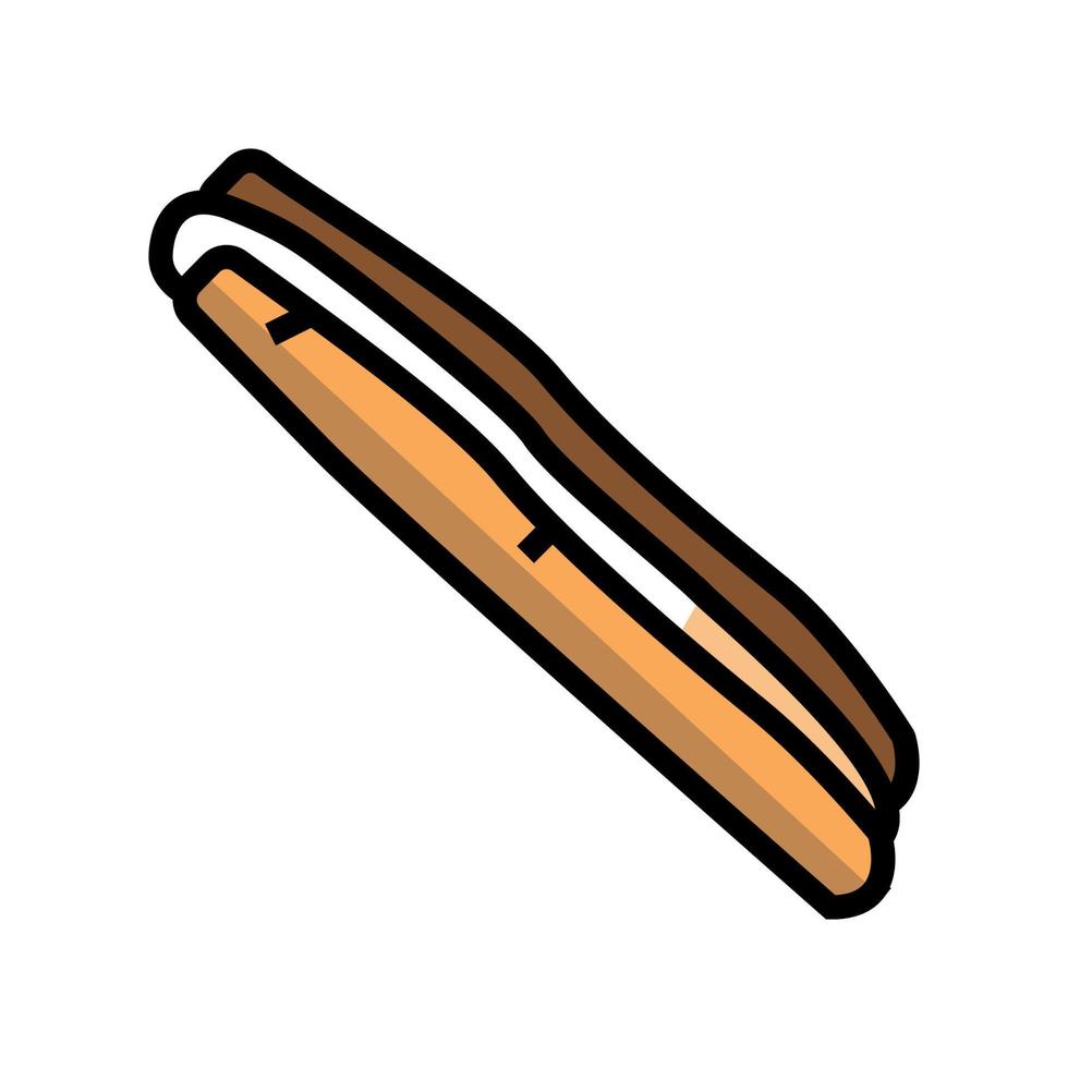 atlantico coltello a serramanico mollusco colore icona vettore illustrazione