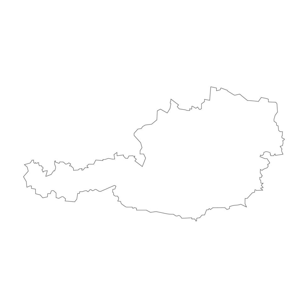 Austria carta geografica logo vettore