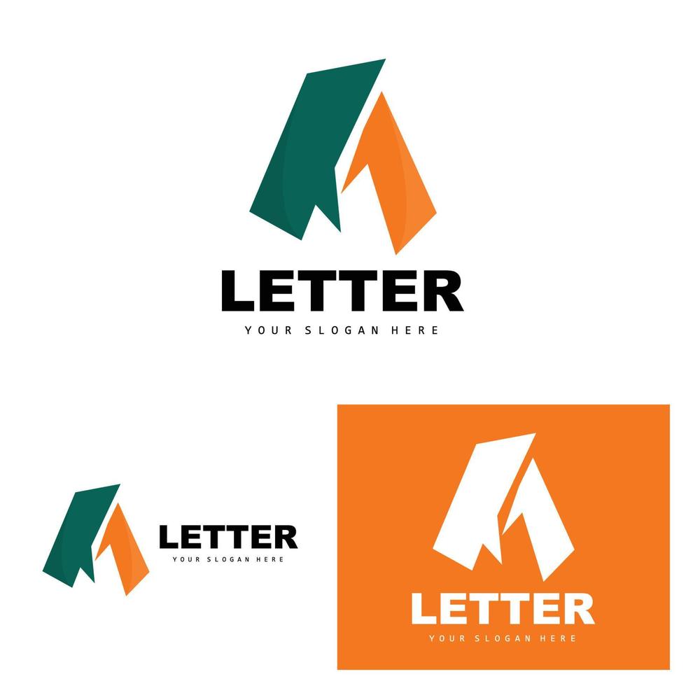 un' lettera logo, lettera logotipo vettore, Prodotto marca disegno, azienda iniziali, costruzione, formazione scolastica vettore