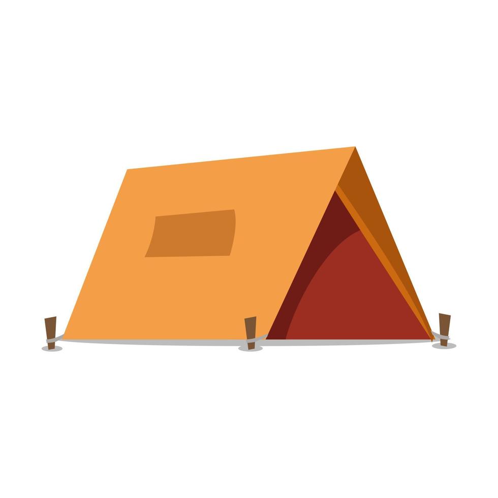 tenda campeggio icona cartello simbolo design vettore