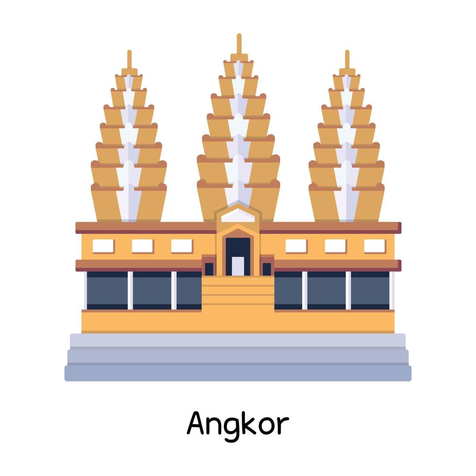 di moda Angkor concetti vettore