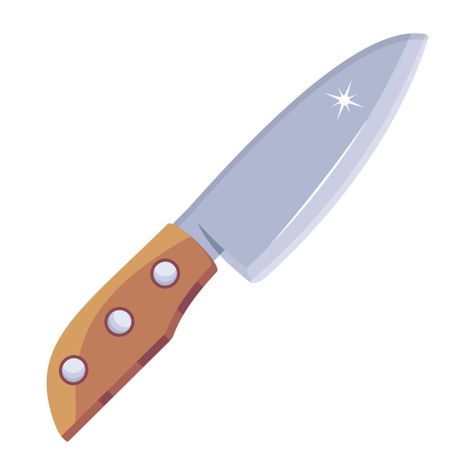 di moda macellaio coltello vettore