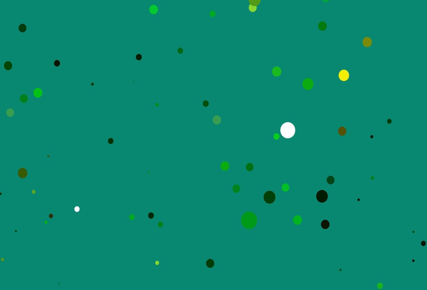 modello vettoriale verde chiaro, giallo con cerchi.