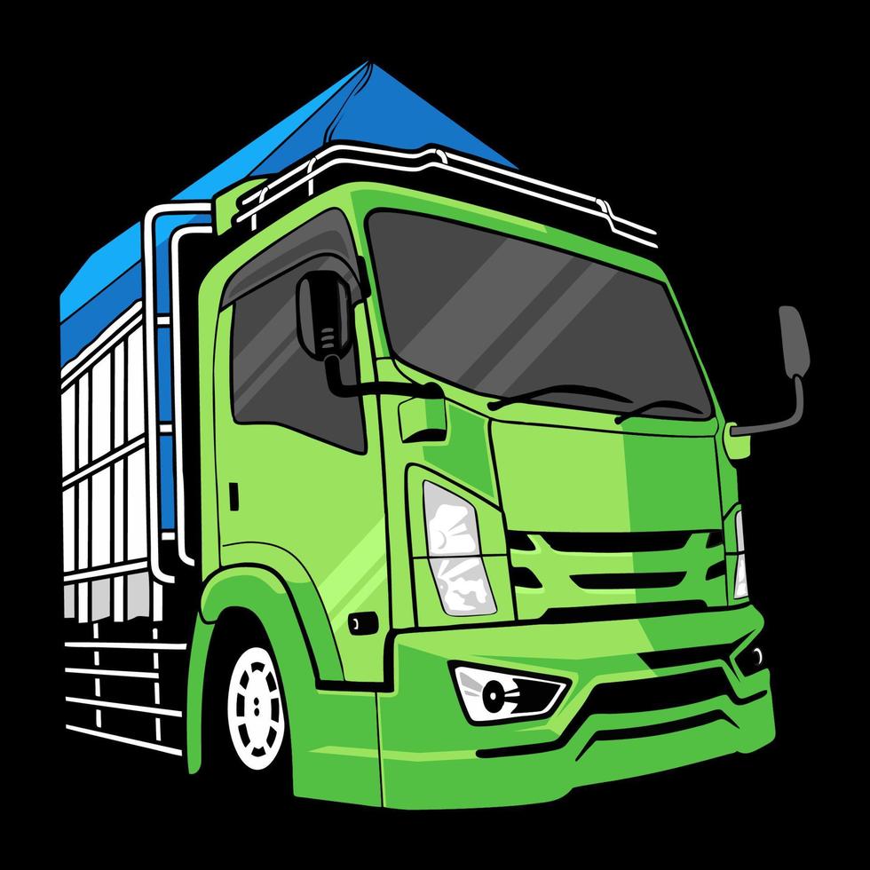 camion box auto vettore illustrazione design