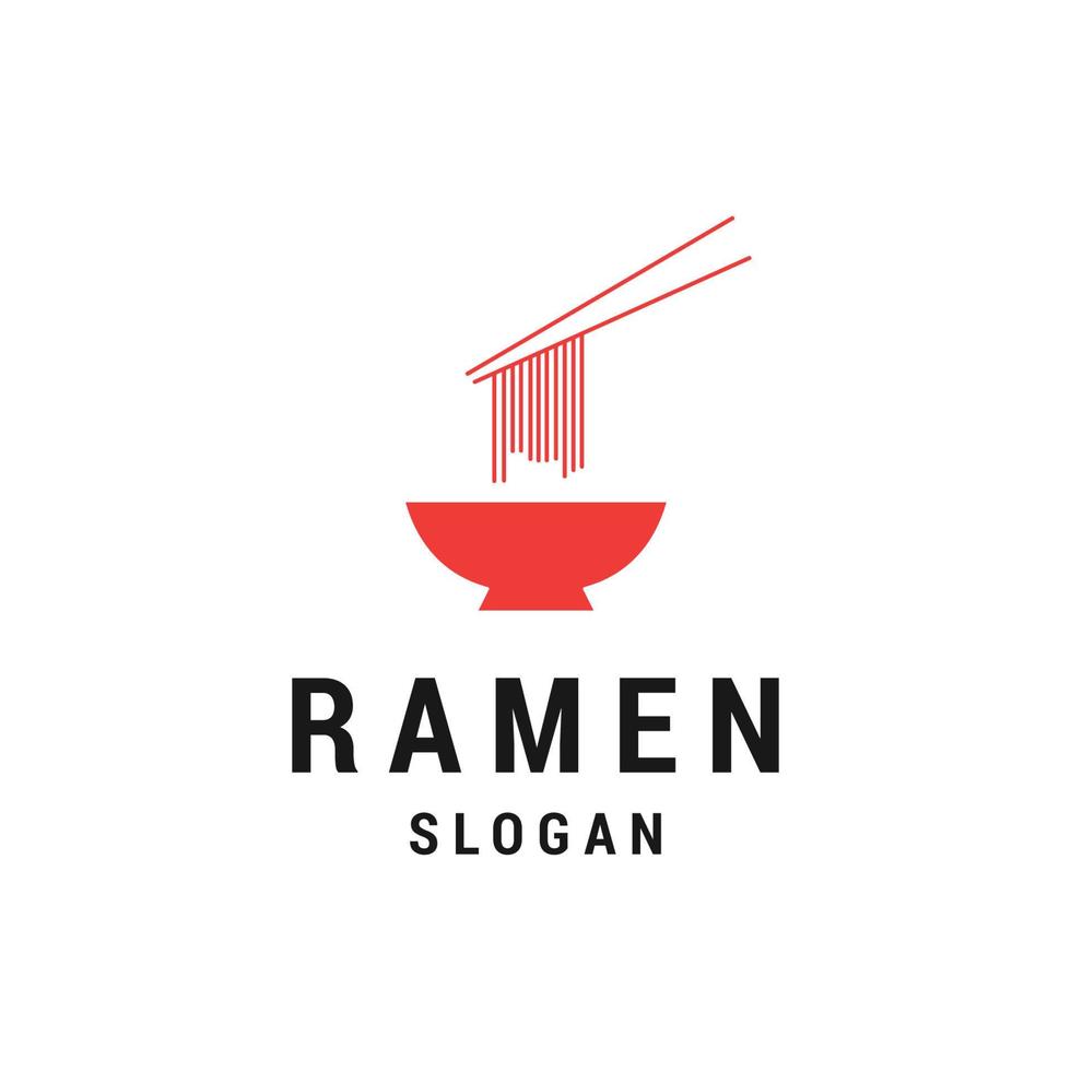 ramen logo modello vettore illustrazione design