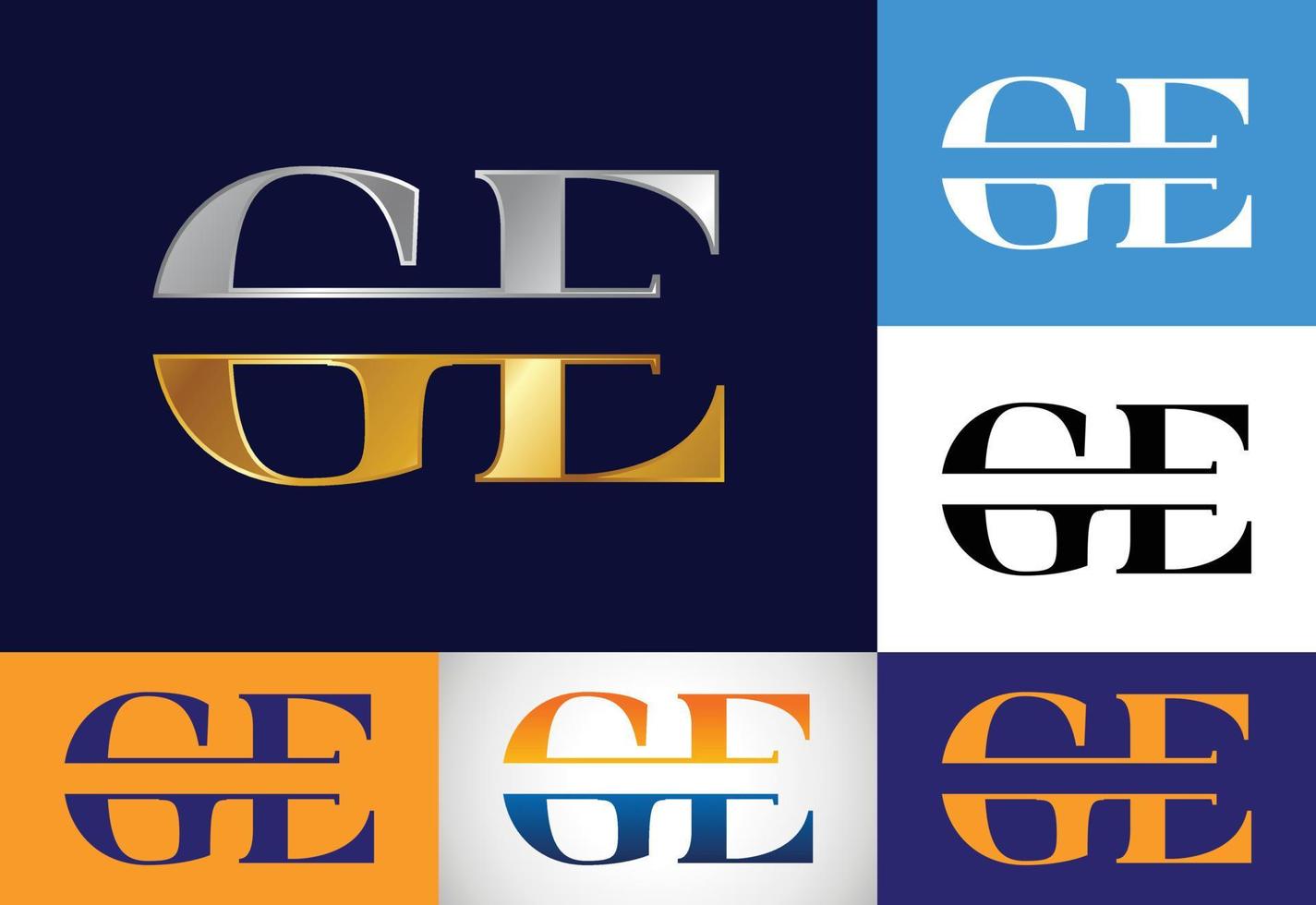 iniziale lettera g e logo design vettore. grafico alfabeto simbolo per aziendale attività commerciale identità vettore