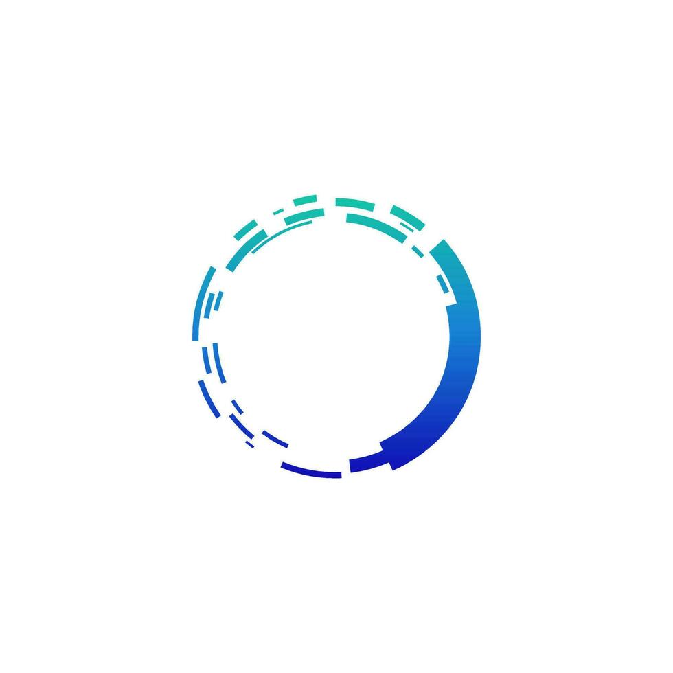 vettore logo icona cerchio dati