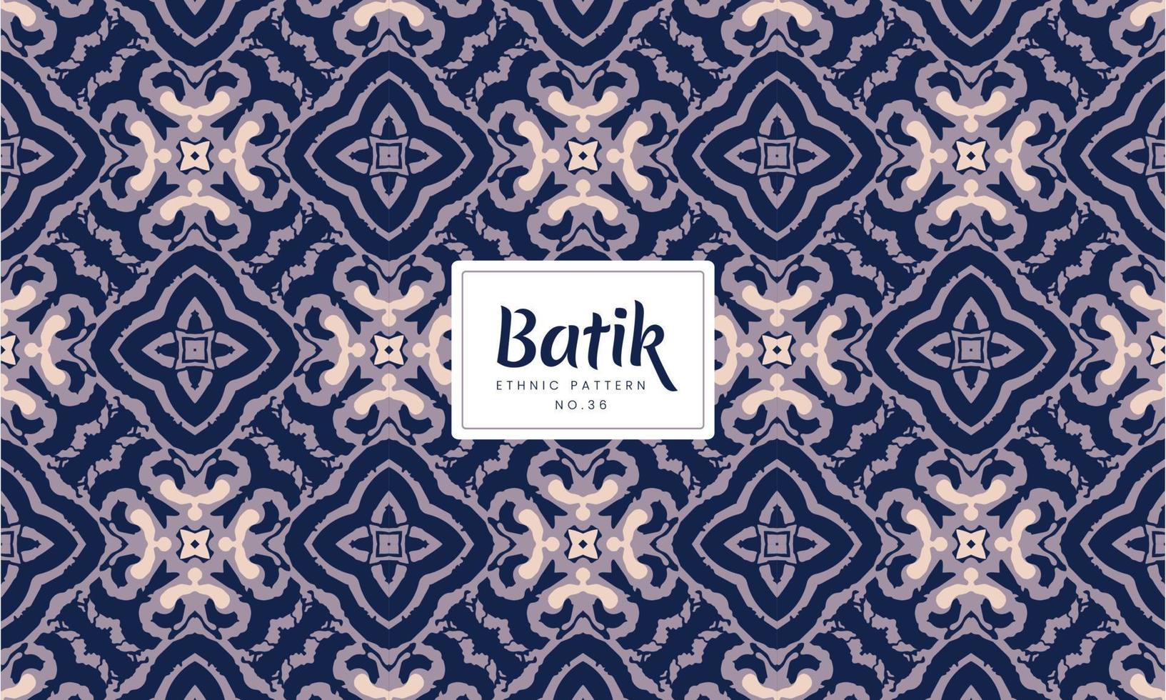 astratto batik indonesiano tradizionale motivi floreali etnici sfondo vettoriale