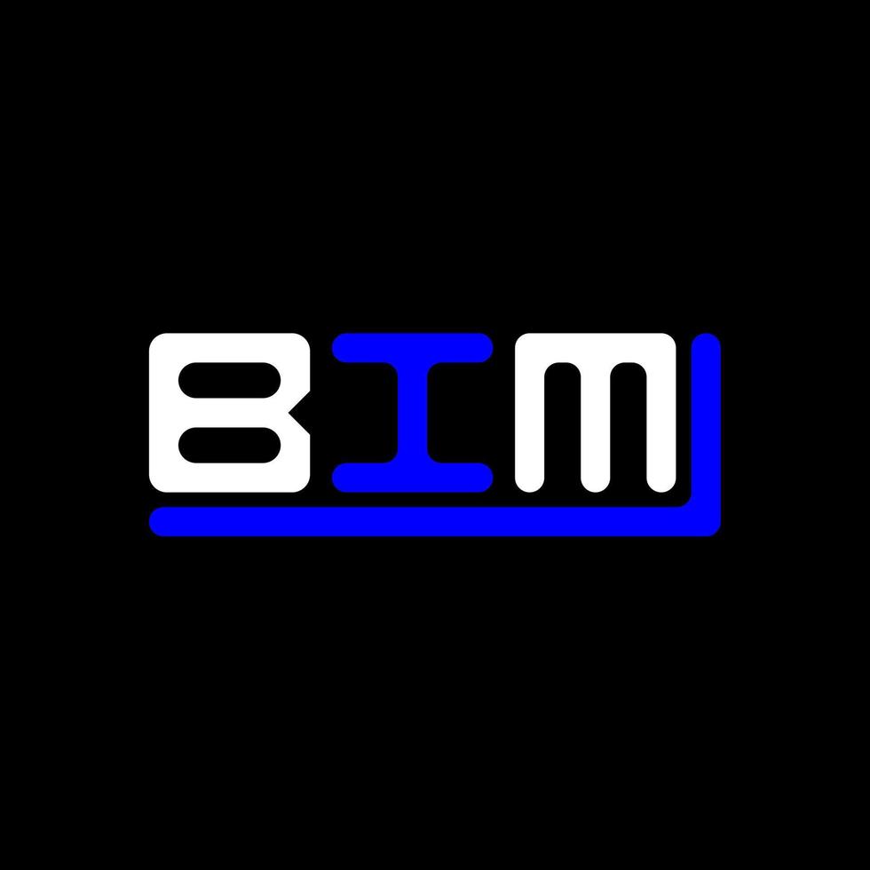 bim lettera logo creativo design con vettore grafico, bim semplice e moderno logo.