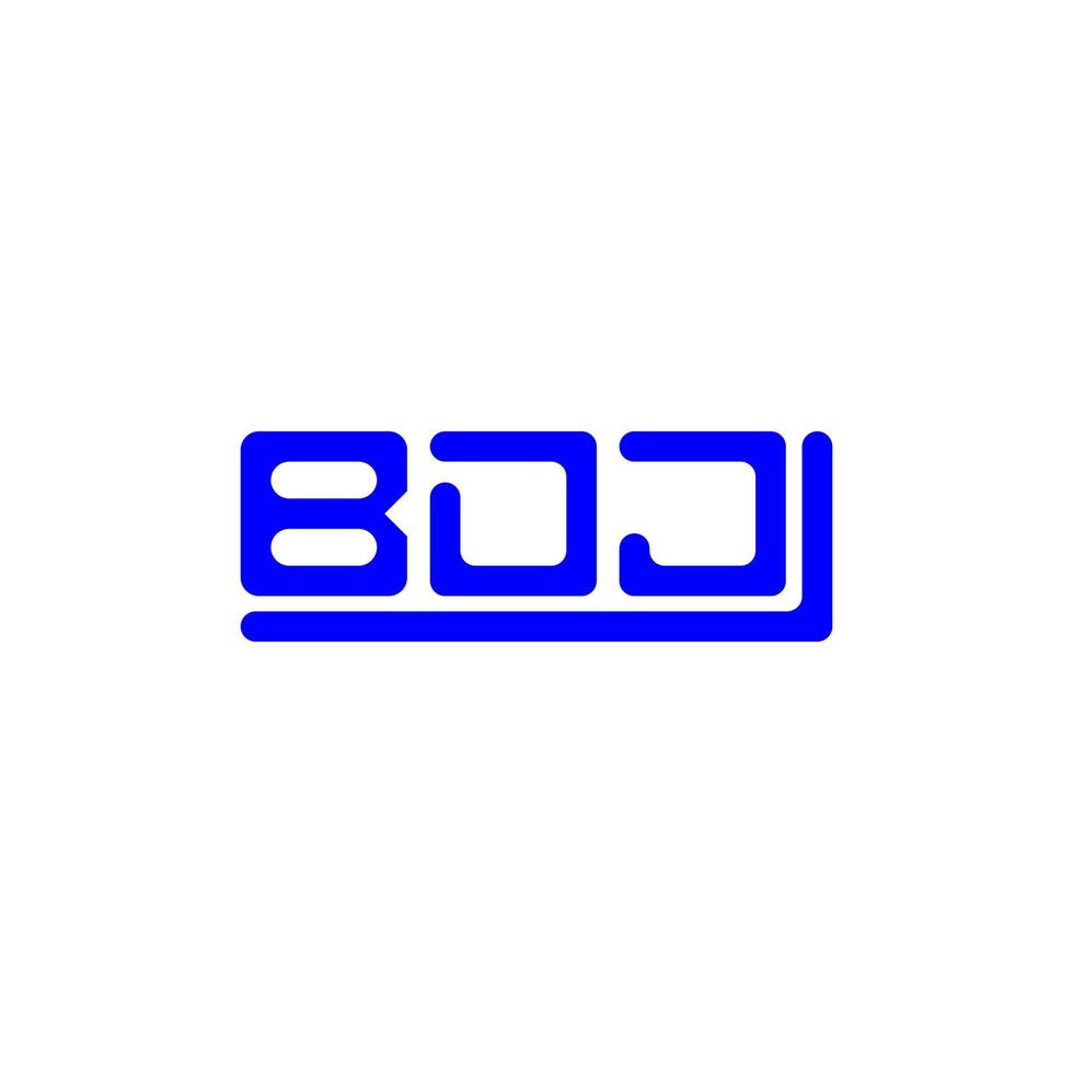 bdj lettera logo creativo design con vettore grafico, bdj semplice e moderno logo.