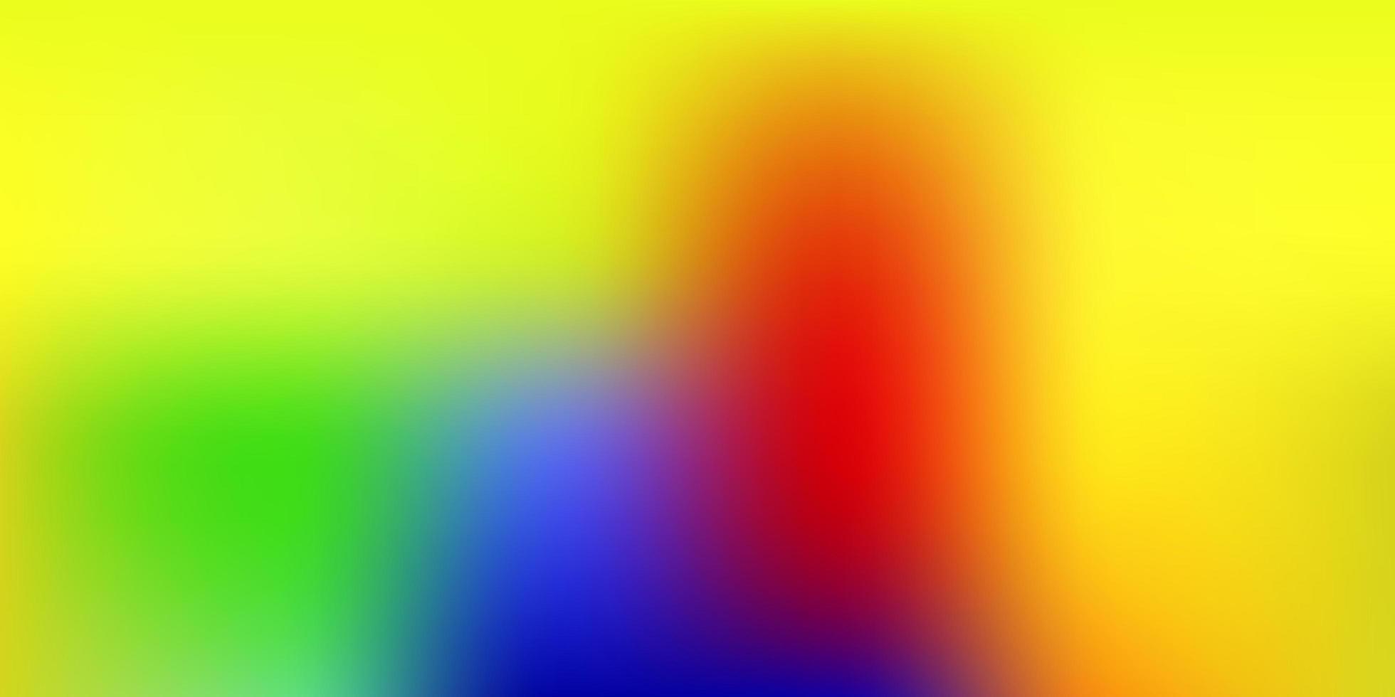 sfondo sfocato vettoriale multicolore chiaro.