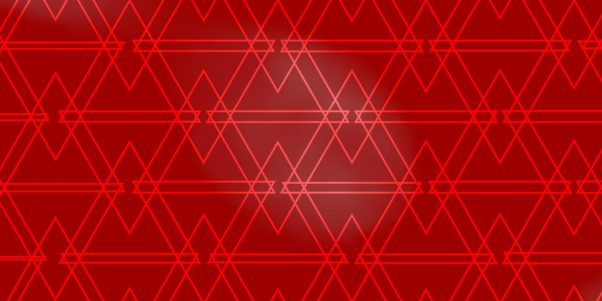 trama vettoriale rosso chiaro con stile triangolare.