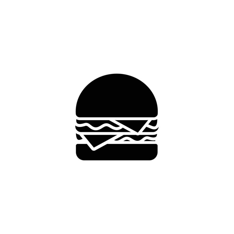 hamburger icona design vettore illustrazione
