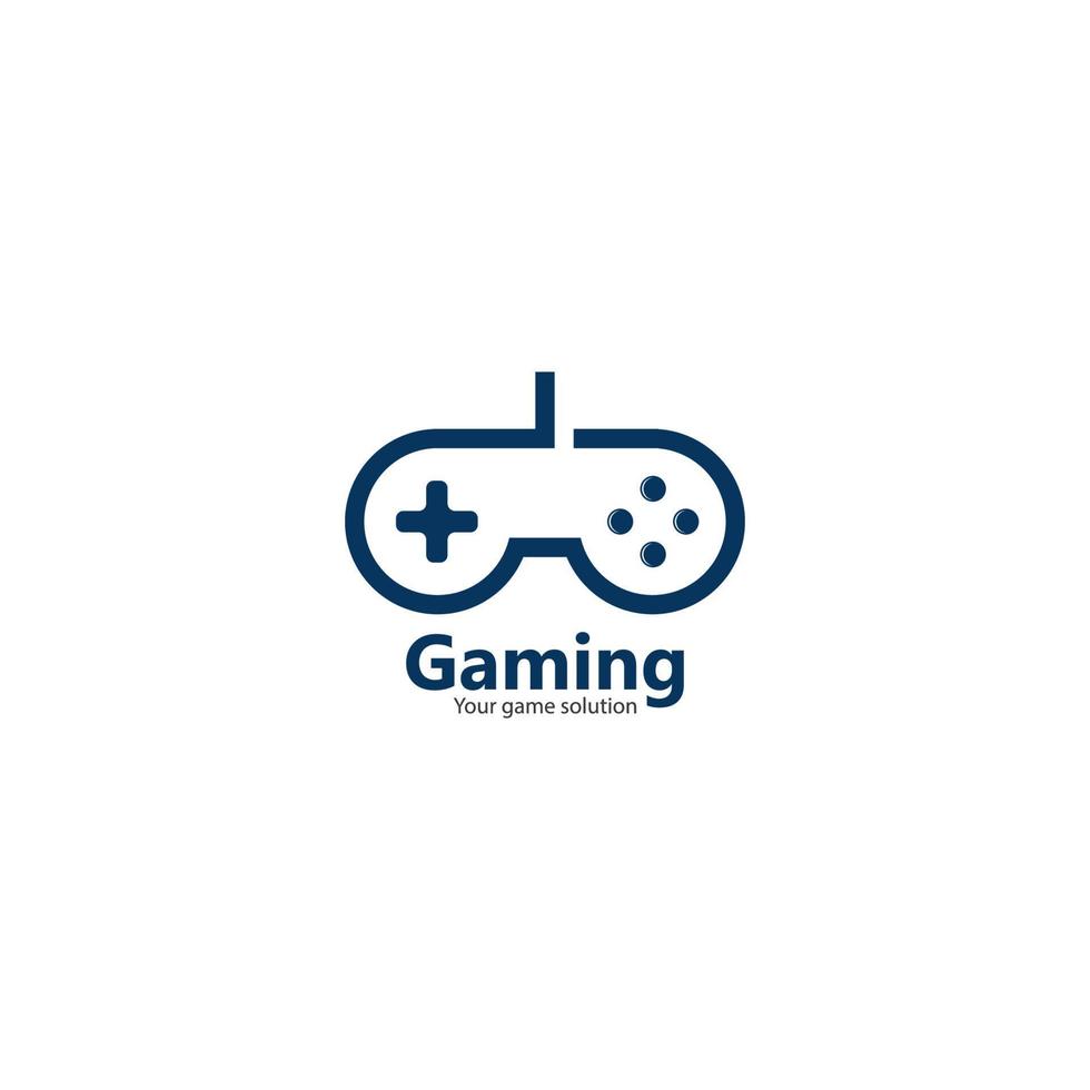 telecomando da gioco logo per gioco vettore icona illustrazione